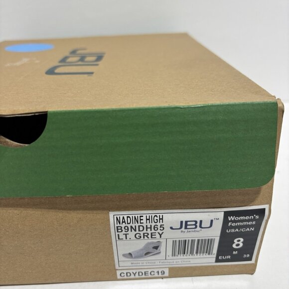 Jambu Women’s Nadine High Gray Wedge Sandals, Size 8 M - Picture 7 of 7